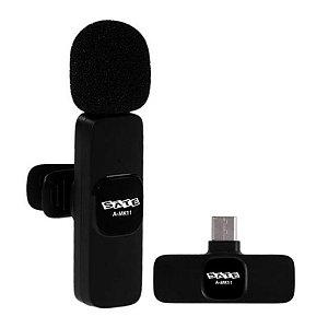 Microfone Profissional Sate A-MK11 para Celular com Conexão Tipo-C