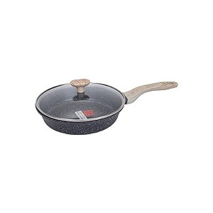 Frigideira Ucc Life 26CM com Tampa - Indução, Preta, Alta Performance