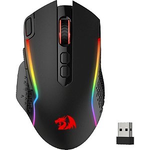Mouse Jogos Redragon Taipan Pro M810 Rgb Sem Fio Preto