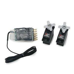 Mini Receptor Futaba 6 Canais Flypack Jr Micro 2Sm15 R6Ul