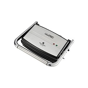 Sanduicheira Elétrica Electrobras Ebpg 02 - 1500W. 220V - Design Preto e Prata