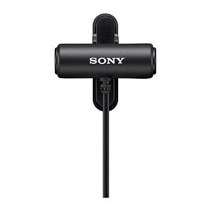 Microfone de Lapela Sony ECM LV1 - Estéreo de Alta Qualidade