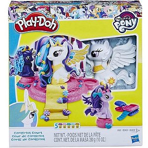 Brinquedo Play-Doh Canterlot Court Da Hasbro E1950