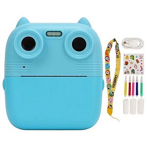 Câmera Infantil Sate A-DV915 com Impressora - Azul