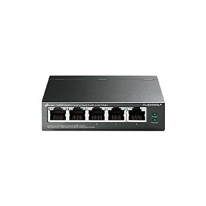 Switch TP-Link TL-SG1005LP 5 Portas Gigabit POE+ 1000Mbps - Cinza