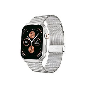 Smartwatch FTX F25-SVSM - Relógio Inteligente Prata em Metal com Tecnologia Avançada