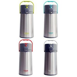 Garrafa Térmica de Aço Inox 1,9 Litros - Isolamento Térmico Eficiente