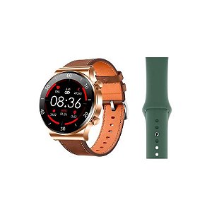 Relógio Inteligente G-Tide R2 Pro - Dourado com Monitoramento Avançado de Saúde