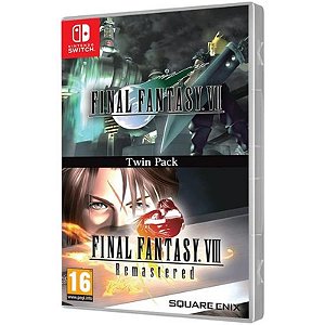 Coleção Final Fantasy VII e VIII Remasterizados para Nintendo Switch