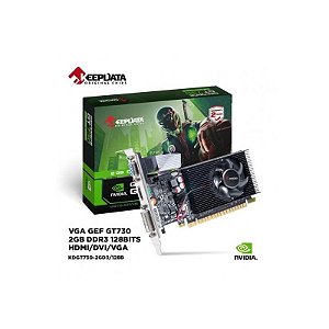 Placa de Vídeo Keepdata GT730 2GB DDR3 128BITS - Desempenho Otimizado para Jogos