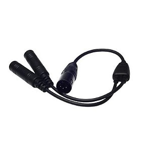 Adaptador de Cabo para Headset Duplo para XLR/5 Pinos/Airbus