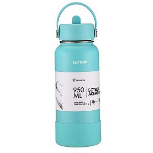 Garrafa Térmica Terrano 950ML com Bico - Verde Água