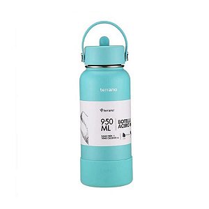 Garrafa Térmica Termo Terrano 950ML Aço Inox - Cor Celeste
