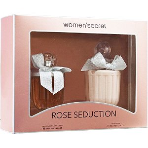 Kit Perfume Mulher Secret Rose Seduction Edp 100Ml + Loção Corporal 200Ml