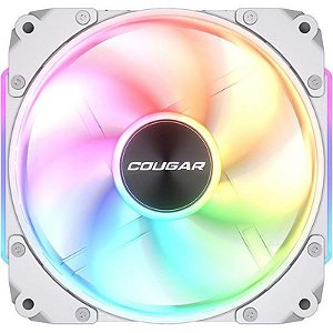 Cooler Cougar Apolar 120 ARGB para CPU - Branco com Iluminação Personalizável