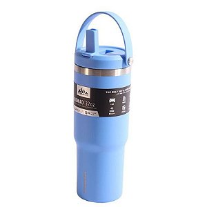 Garrafa Térmica Hydrapeak Azul 946ML - Alta Performance e Durabilidade
