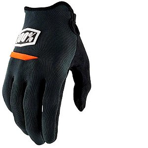 Luvas De Moto Ridecamp 100% - Tamanho M - Cor Carvão 10008-052-11