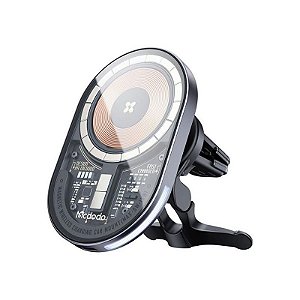 Carregador Veicular Magnético Sem Fio Mcdodo CH-2340 15W - Cinza