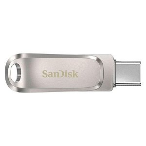 Pendrive Sandisk Ultra Dual Drive Luxe 256GB USB-C 3.1 - Alta Velocidade e Versatilidade
