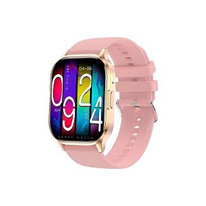 Relógio Inteligente G-Tide S3 Pro com Bluetooth e Pulseira Extra - Rosa