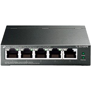 Switch Gigabit TP-Link Tl-SG105PE 5 Portas c/ PoE+4