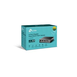 Switch Inteligente Tp-Link TL-SG105PE Giga 4 PoE - 5 Portas Hub