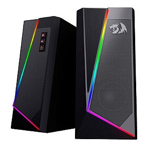 Caixa de Som Redragon Anvil GS520 com RGB, Conexão USB e P2 - Preto