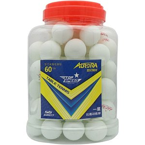Bolas De Tênis De Mesa Aurora Sg6807 (60 Unidades)