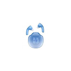 Fone de Ouvido Sem Fio LED Azul Cristal Acefast T9