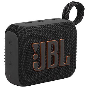 Caixa de Som JBL Go 4 - 4.2 Watts RMS com Conexão Bluetooth - Preto