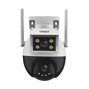 Câmera IP Sate A-CAM008D - 4MP, Dual Câmera, Monitoramento Icsee