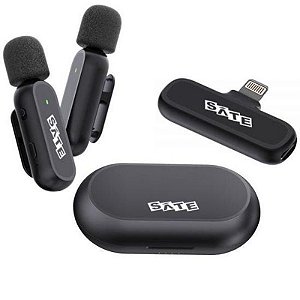 Microfone Sate A-MK252 com 2 Microfones e Conexão Lightning