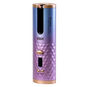 Modelador de Cachos Sem Fio Onida ON-7045 - 34W, 200°C - Roxo e Azul