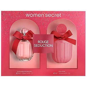Kit de Perfume Feminino Women'secret Rouge Seduction 100mL EDP + Hidratante 200mL