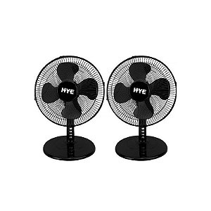 Ventilador Hye FD30ABW 50W 127V - Kit com 2 Unidades, 4 Velocidades, Ideal para Ambiente Aconchegante