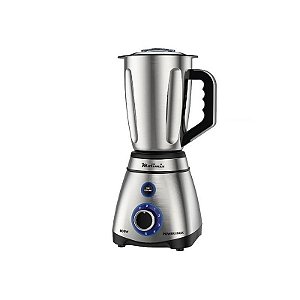 Liquidificador de Alta Potência 800W Molimix MLI - 2 Velocidades Prata 220V