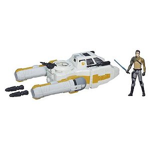 Nave E Boneco Star Wars Hasbro - Y-Wing Scout Bomber B3677