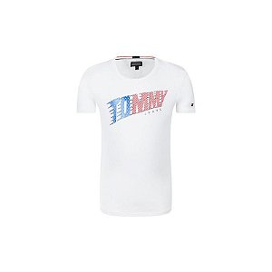 Camiseta Tommy Hilfiger Infantil Feminina Kg0Kg03440 123 08 Branco