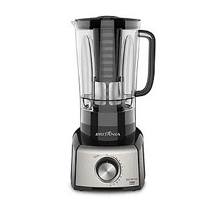 Liquidificador Britânia BLQ1380 - Potência 1200W, 220V, Função de Frapê, Preto