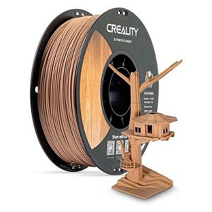 Filamento de Madeira Creality CR 1KG 1.75MM para Impressoras 3D