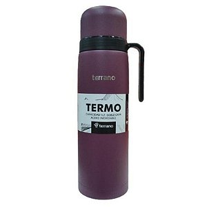 Garrafa Térmica Terrano 1L com Alça Rígida - Cor Uva