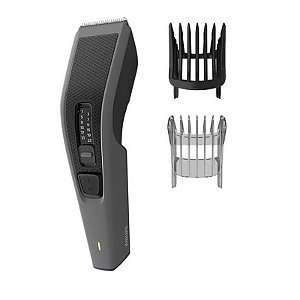 Cortador de Cabelo Philips HC3525/15 Recarregável - Preto e Cinza com Design Ergonômico