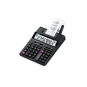 Calculadora Casio Hr-100Rc Preta Com Bobina E Função Impressão