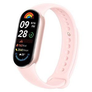 Pulseira Inteligente Xiaomi Mi Band 9 - Rosa M2240B1 com Monitoramento de Saúde