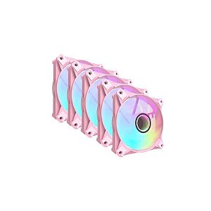 Ventilador Cooler Darkflash INF8 Rosa - Multifuncional 5 em 1