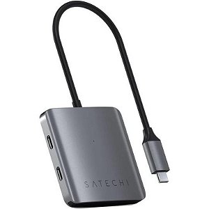 Hub USB-C Satechi ST-UC4PHM 4-Portas - Cinza Espacial