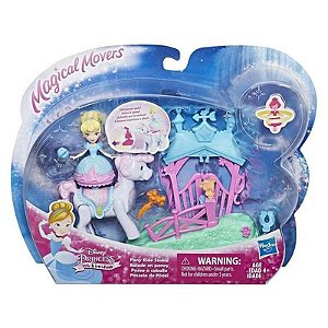 Boneca Cinderella com Estábulo e Pônei - Hasbro DPR E0249