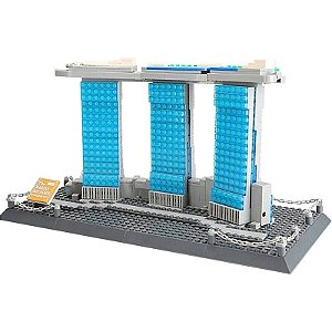 Blocos de Construção Marina Bay Sands Wange - 4217 (881 Peças)