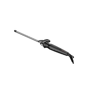 Modelador de Cabelo Gama Salon Curl 9MM Bivolt - Preto e Prata