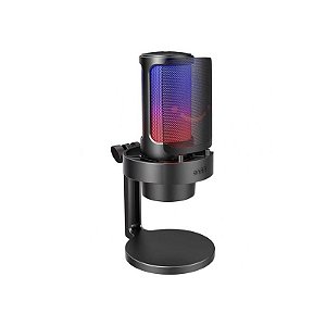 Microfone Fifine A8 RGB com Conexão 3.5MM - Preto
